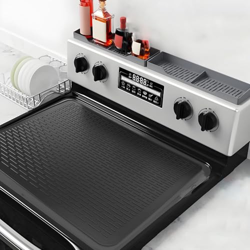 Silicone Stove Top Covers Induction Hob Protector MatHob Covers for Electric Cookers Glass Top Cover Kitchen Worktop Protector(70.5x50.5cm)