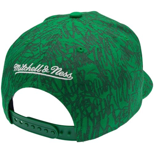 Casquette Boston Celtics Mitchell & Ness vert snapback NBA Pro Crown ajustable
