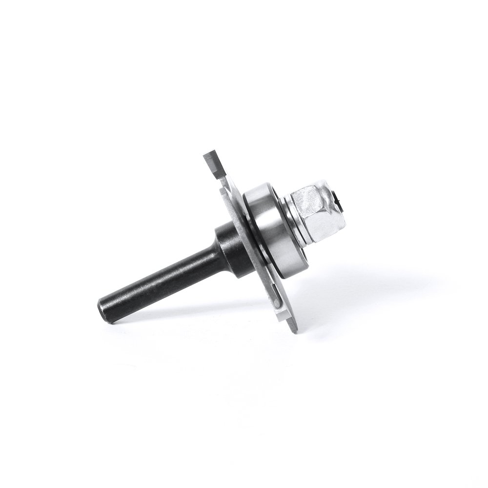 Amana Tool 53410 zestaw frezów do rowków o średnicy 1-7/8 cala i wysokości cięcia 1/4 cala przez 3-skrzydłowy chwyt 1/4 cala, końcówka z węglika spiekanego