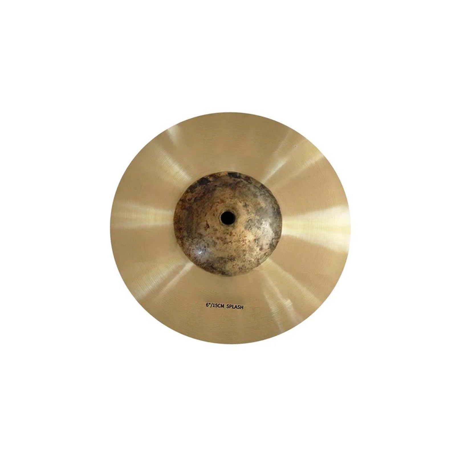 Piatti Per Batteria Piatto da 6" in lega di bronzo Splash piatto martellato a mano per batteria