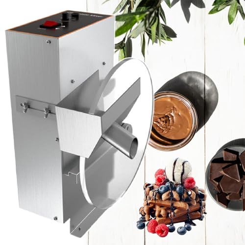 Fundidora y mezcladora eléctrica de Chocolate, Equipo de Templado y depósito de Acero Inoxidable para la elaboración Profesional de Chocolate (220 V)