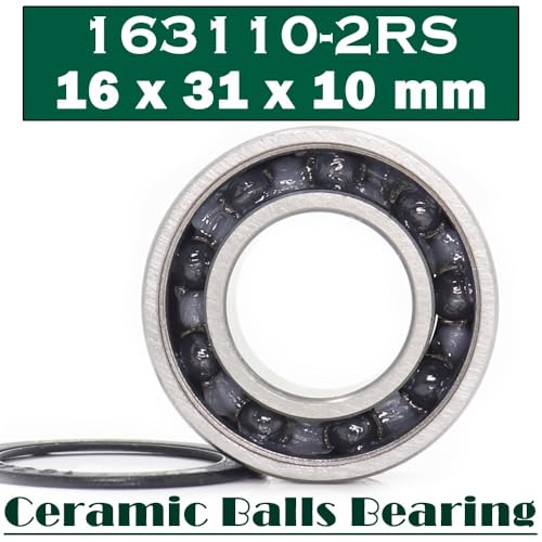 Rodamiento 163110 cerámico híbrido de 16x31x10 mm para pedalier de bicicleta 3