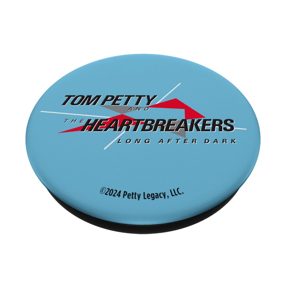 Tom Petty Long After Dark Logo Black Letters PopSockets Adhesive PopGrip - Image 2