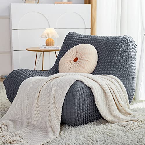 ソファーカバー チェアカバー 座椅子カバー かけるだけ ストレッチ 大きめチェアカバー イスカバー ダイニングチェアカバー あす楽 (E)