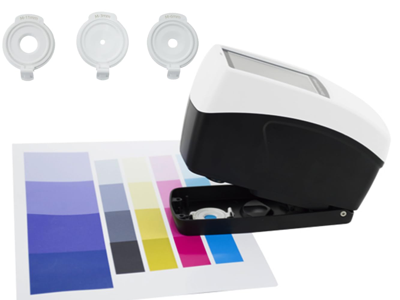 VTSYIQI Portable Spectrophotometer Analysis Horizontal Spectrometer with Ph11mm Ph6mm Ph3mm Apertures 16 Groups Sensors 0.01 Accuracy High-Precision Nano Spectroscopic Device ASTM ISO Standard