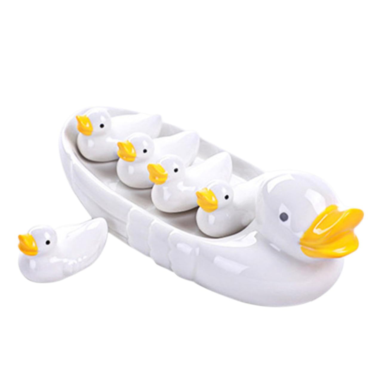 Alipis 1 Set Ceramic Chopstick Holders Smooth Surface Easy to Clean Fun Design for Chopsticks Spoons Forks Table Decoration and Rest