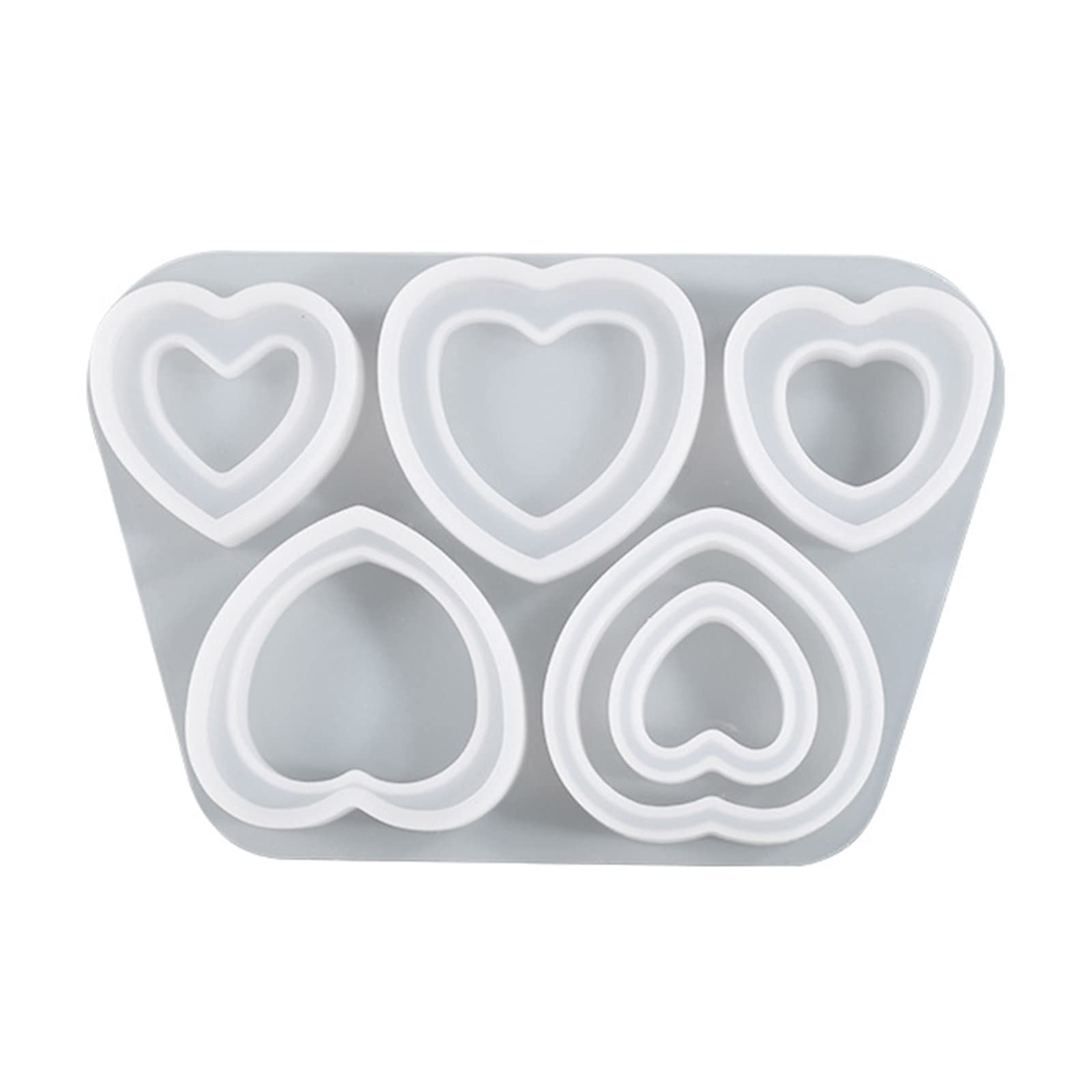 oringnat Resin Casting Shaker Mold,Epoxy Silicone Mold,Resin Shaker Mold for Pendant Jewelry Keychain Decoration Makin