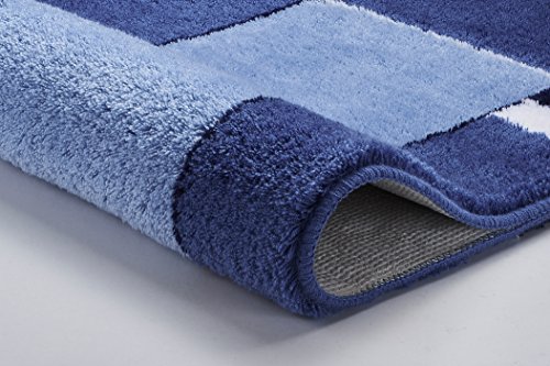 Kleine Wolke Padova 7258769360 Bathroom Mat 60 x 100 cm Marine Blue