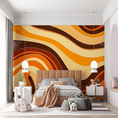 Papier peint mural 3D marbre non tissé pour masquer défauts mur