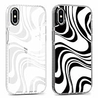 Yoedge 2 × Cover per iPhone 11 Pro Max 6,5 - Custodia Fiori Fiore per Telefono in Trasparente con Aesthetic Motivi, Custodie per Cellulare in Silicone TPU per iPhone 11 Pro Max