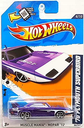 2012 Hot Wheels Muscle Mania Mopar 70 plymouth superbird miniatura 1