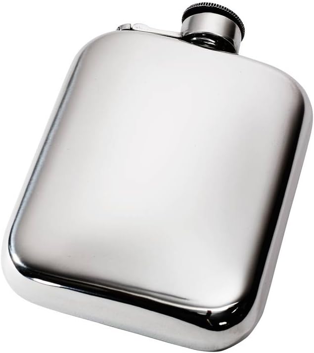 846/C 6oz Captive Top Pocket Flask