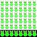 GGSTDDUP 50 Pcs Alien Ducks Toy Figures, Mini Alien Resin Ducks Bulk, Tiny Aliens Figurine Dress up Duck Toy for Party Favors (Luminous Aliens)
