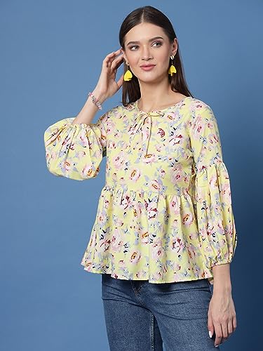 Image of OOMPH! Women's Floral Relaxed Fit Tunic Shirt