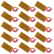 15pcs Film Heater Plate Adhesive Pad 12V 7W PI Heating Elements Film 12V 7W 25mmx50mm Strip Heater Adhesive Polyimide Heater Plate15cm Wire