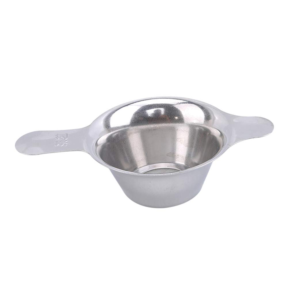 LoveAloe Stainless Steel Tea Strainer Fine Mesh Tea Leaf Funnel Filter Kitchen Accessories for Tea & Coffee,Small