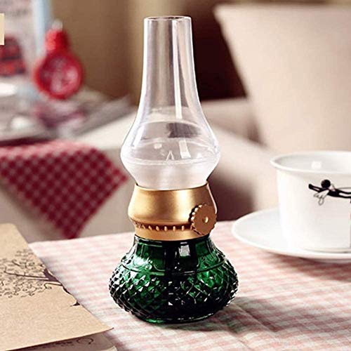 Petite lampe de table nostalgique rechargeable jaune lumière pour offrir