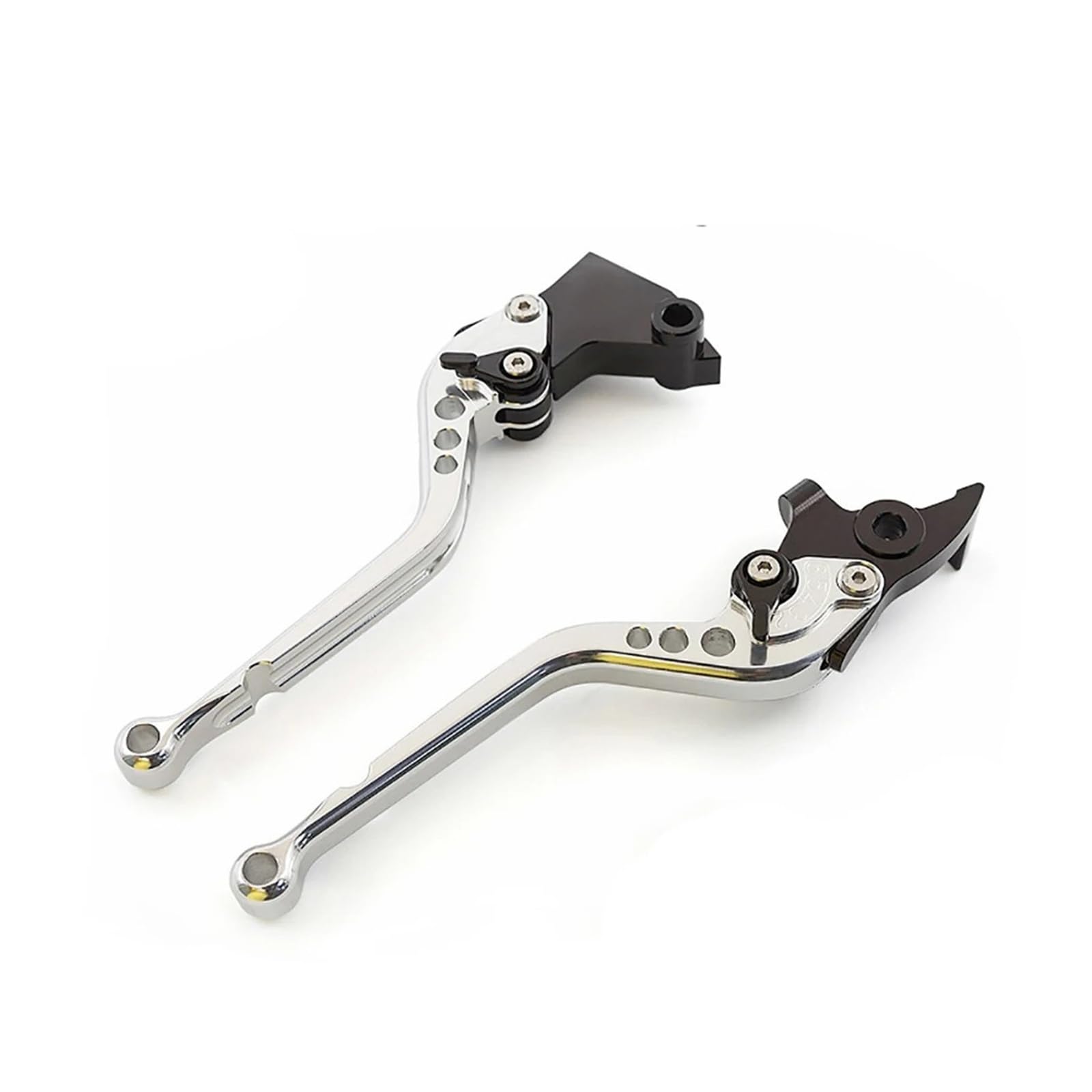 ZAFFYY for YAM&AHA MT07 MT10 FZ8 XSR700 XSR900 Tenere700 Motorcycle Accessories CNC Short/Long Brake Clutch Levers Ajustable(Silver 177MM)
