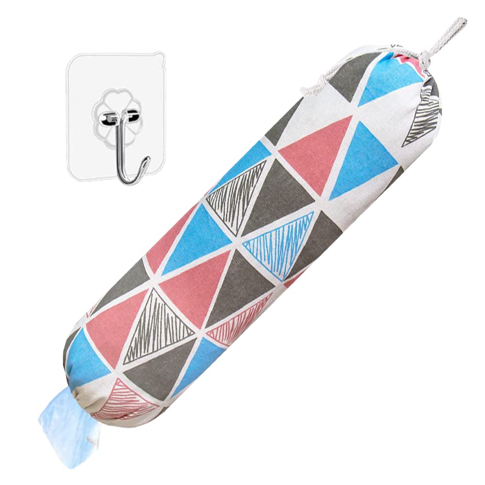 MINAYANLEO1 Pcs Large Grocery Bag Storage Dispenser Washable Plastic Bag Organizer Plastic Bag Holder Organizer Make Shopping Bags Easy to Hang On Walls or Doors