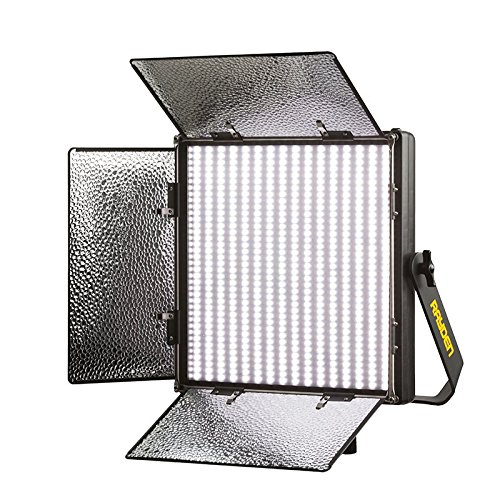 Éclairage LED Ikan RB10 Rayden 1x1 bicolore 3200K 5600K noir studio field