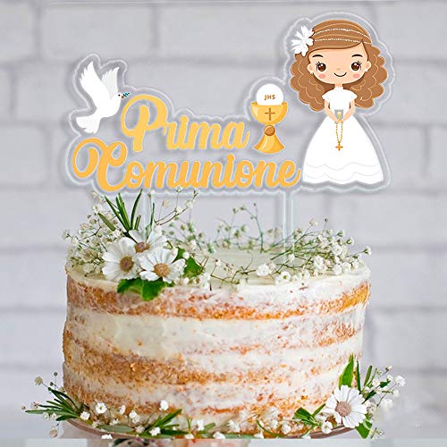 Cake Topper per Torta Comunione | Prima Comunione