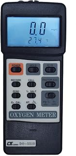 Dissolved Oxygen Meter for Aquarium/do Meter (Range: 0 to 20.0 mg/L) for Aquariums, Fish Ponds, Agriculture, Medical Research Alongwith Factory Calibration Certificate Model: DO-5510