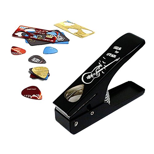 Pick maker outil pour guitare ukulele DIY standard avec sac de rangement pour médiators