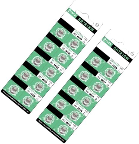 APGLSXY of 10pc / 20pcs AG11 LR721 Button Battery R721 / AG11 / SR721 / 362 Button Cell Batteries for Watch Remote Calculator Battery