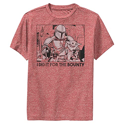 STAR WARS Mandalorian Mando Logo Boys Short Sleeve Tee Shirt