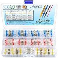 Algopix Similar Product 12 - 140 PCS Solder Seal Wire Connectors 