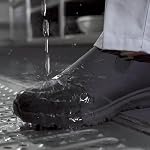 Ulogu Non-dérapant Waterproof Chaussures résistant à l'huile Glisse sur le travail Mocassins . Chef Infirmière Jardin Service alimentaire Restaurant Cuisine légère Confort Marche Sneakers pour homme