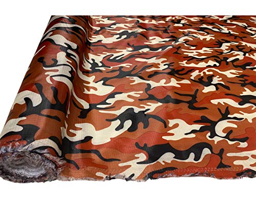A-Express Camuffare Ripstop Impermeabile Tessuto Materiale Mimetica Tessuto Materiale 150 cm larghezza - Deserto 1 Metro 100cm x 150cm