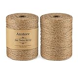 Jute-Garn ist ideal zum Verpacken, Binden, Gartenanwendungen, Dekorieren, Aufhängen und Basteln. Sie können es verwenden, um Weihnachtsgeschenke, für die handgemachten Grußkarten, zum Dekorieren von Vasen, zum Binden von Pflanzen im Garten und vielem mehr zu verpacken.