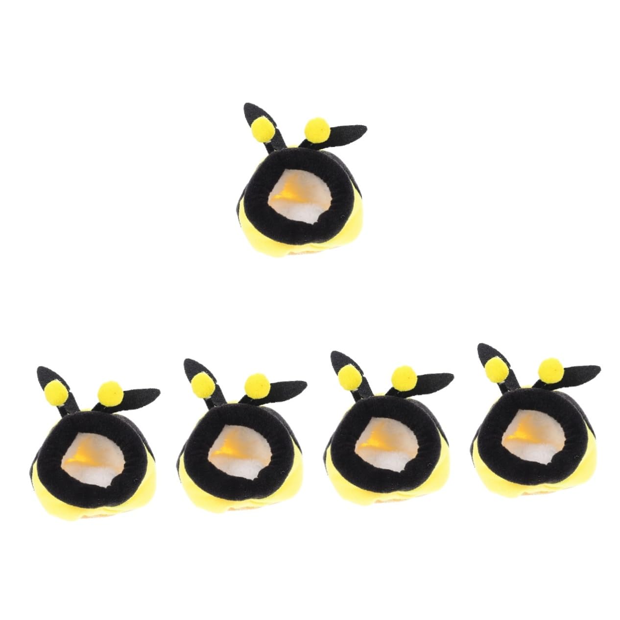 POPETPOP 5piezas Cama Aislante para Hámster y Mascotas Pequeñas Nido De Fleece y para Cobayas y Erizos Diseño De Invierno Color para Pequeños Roedores
