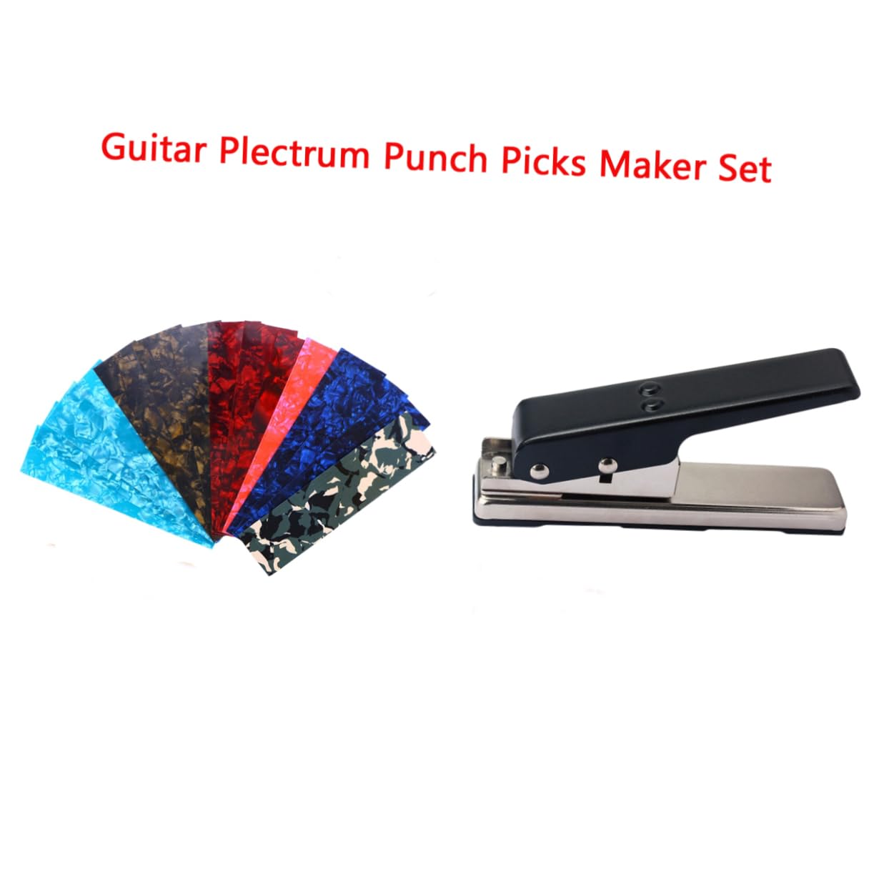 Cutter R26 Professionale per Plettri Chitarra, Nero | Abs e Pvc, Forma Precisa e Design Definito, Base in Plastica, Metallo e Plastica