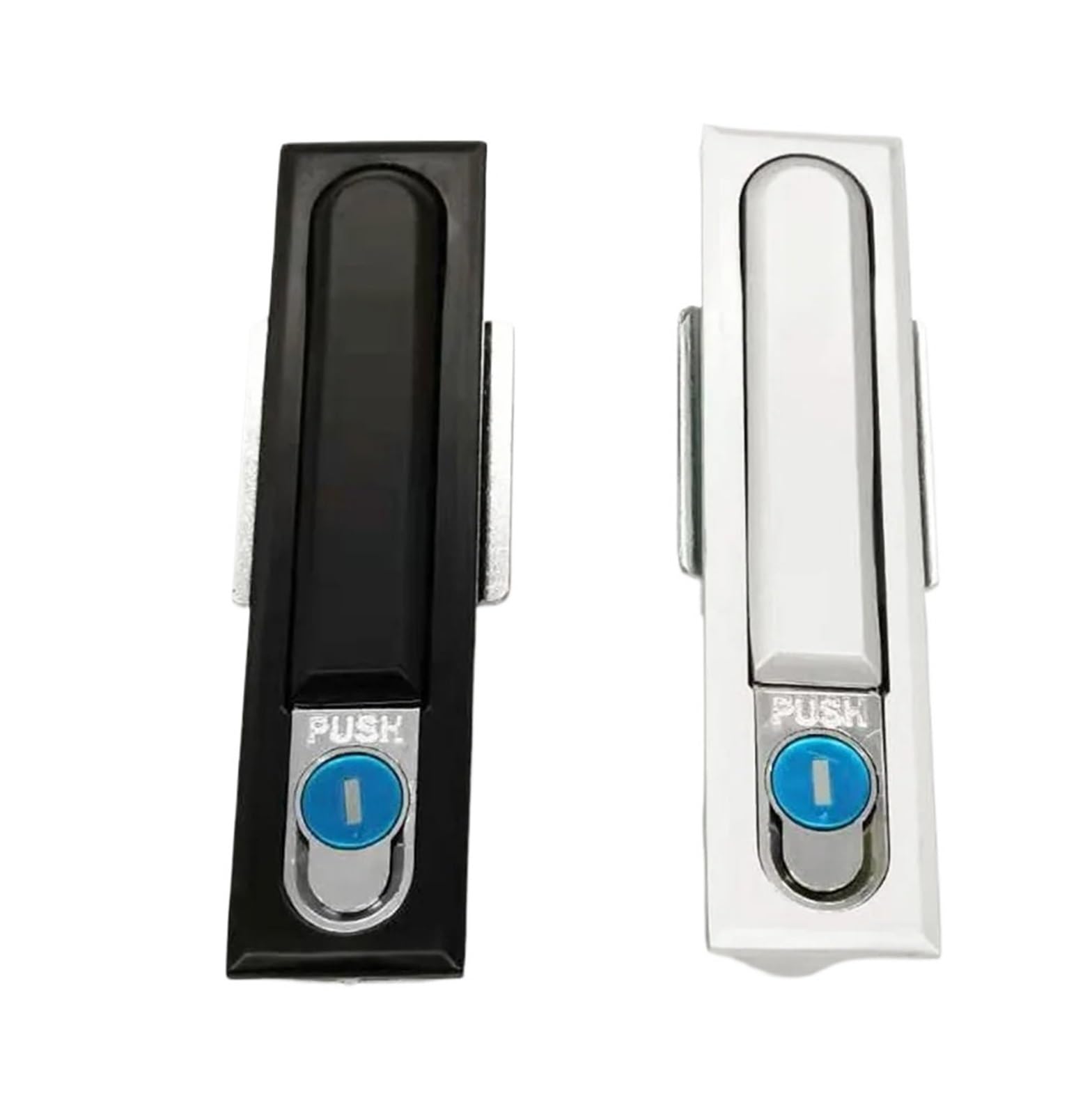 Jfgctyhxy Silver Ms490 Lock, Electric Cabinet Plane Lock Switch Electric Appliance Control Cabinet Lock Ms818 Toolbox Lock 1Pcs(Silver)