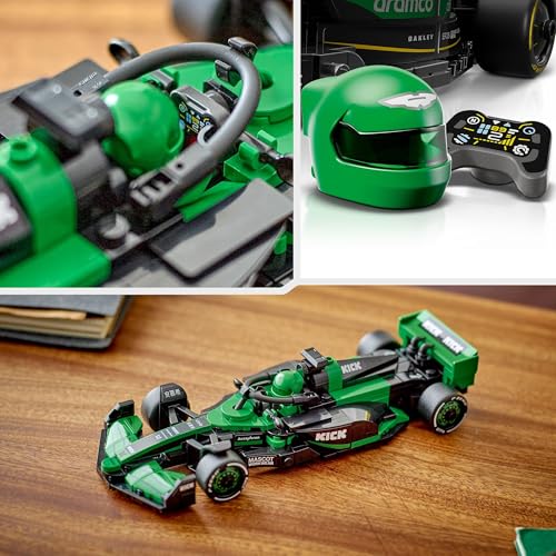 Image of LEGO Speed Champions Kick Sauber F1 Team C44 Race Car Toy Vehicle 77247 Building Blocks Toys for 10+ Gift for Boys and Girls
