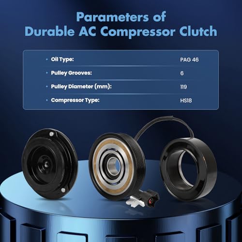 Image of ECCPP AC Compressor Clutch 2005-2007 for Ford Escape 2.3L 2005-2007