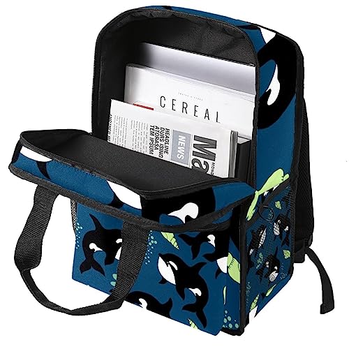 Sac à dos pour garçons plumes blanches cartable filles multicolore - 3