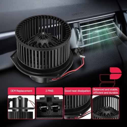 Image of BDFHYK AC Heater Blower Motor Fan 75778 Compatible with Chevy 2005-2010 Cobalt 2006-2011 HHR, Compatible with Pontiac 2007-2009 G5 2005-2006 Pursuit,HVAC Blower Motor Assembly 15841774 89018961