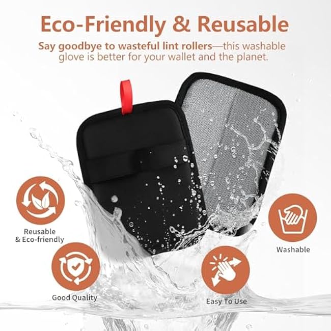 Magic Brush Pet Hair Remover, Pet Hair Remover-Electrostatic for Furniture, Clothing, Reusable Double Sided Fur & Lint Remover for Cats & Dogs, Washable, Upgraded Animal Fur Removal Tool-1 PCS-TEb9jFaI