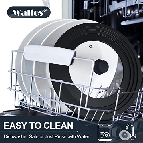 Walfos 2 Pack Universal Silicone Pot Lid Replacement Knob, Heat Resistant Pan Lid Holding Handles, Dishwasher Safe, Bpa Free, Great For Slow Cookers, Skillets And Kitchen Cookware Covers #TOP6