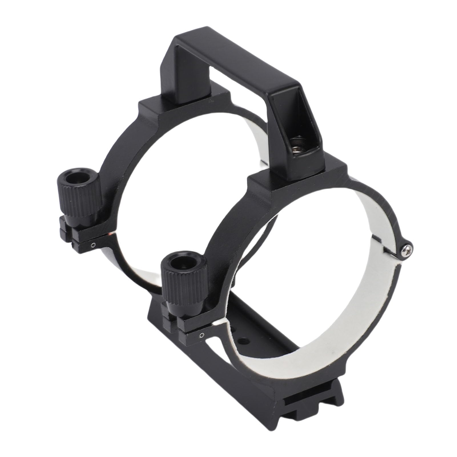 Anneau de Tube de Télescope, Support de Pince de Tube Optique de 90 Mm de Diamètre Intérieur avec Plaque en Queue d'aronde de 108 Mm pour Accessoires de Télescope Astronomique de 80 à 90