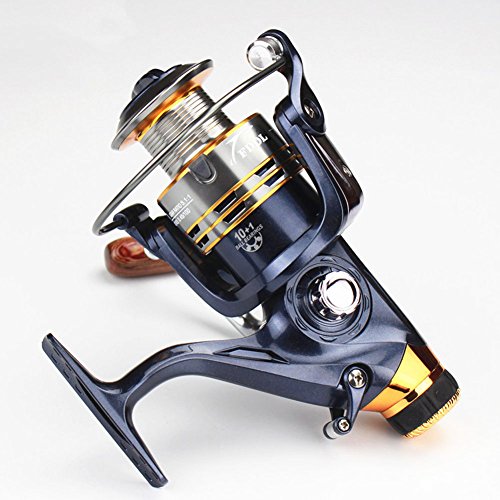Handbrake Fishing Reel Spinning Reel 5.1: 1 Carrete De Pesca De Metales...