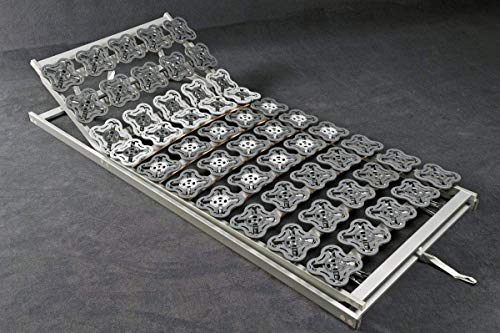 7 Zonen Teller Lattenrost/Tellerfeder Lattenrahmen Star Flex 120 x 200 oder 140 x 200 cm JEDER Teller einzeln in der Härte verstellbar Tellerlattenrost/Tellerlattenrahmen KF – Bild 4