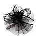 Tocados De Diademas Con Diseño Flor Pluma De Mujer Novia Para Boda...