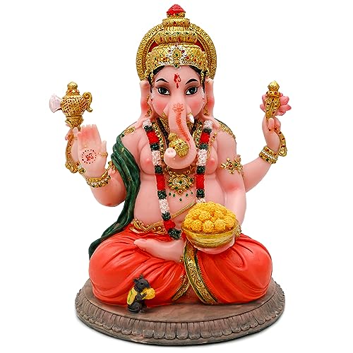Estatua Hindu de Ganesha 8.4" Decoración para Hogar miniatura 1
