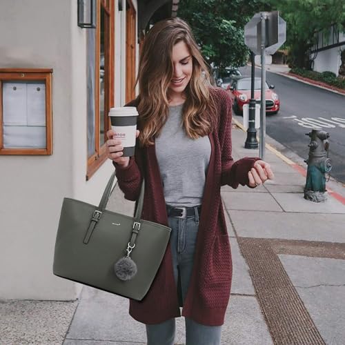 Image of TANTOMI Tote Bag for Women Large Purse Top Handle Ladies Shoulder Bags for Office School Shopping