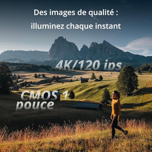 DJI Osmo Pocket 3 avec Vidéo 4K 120 ips et MAP Rapide