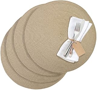 Westmark, Podkładki stołowe, CIRCLE, Kremowy, Zestaw 4 elementów, Możliwość wycierania, Syntetyk, Ø 38 cm, Saleen Edition, 01211054154